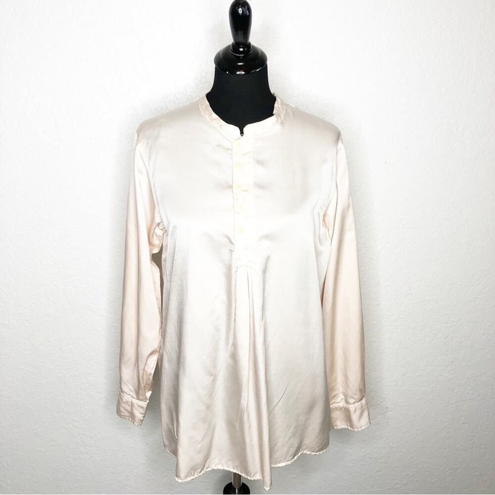 CP Shades pale pink silky popover top size Small